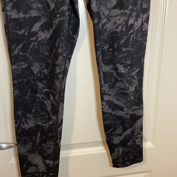 Lole Women's High Waisted Leggings Comfy Stretch Grey Black Gym Jogging Yoga - Picture 3 of 8